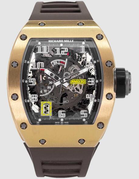 Review Richard Mille RM 030 Rose Gold Automatic mens watch replica - Click Image to Close